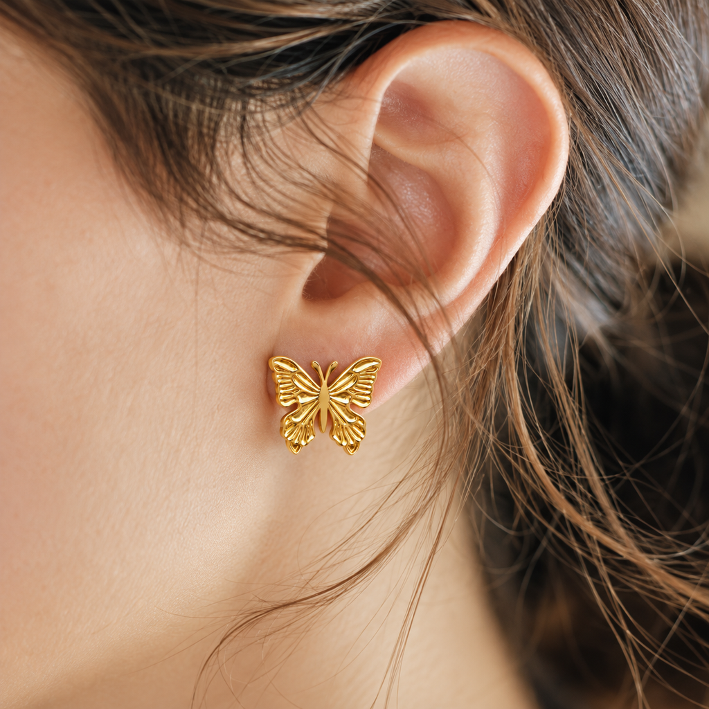 Butterfly Statement Earrings for Women