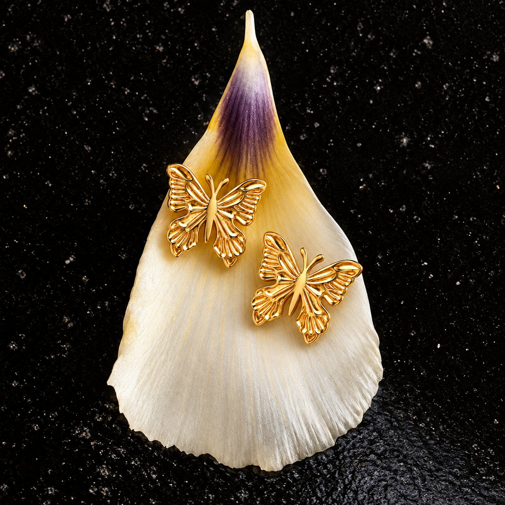 Butterfly Statement Earrings for Women