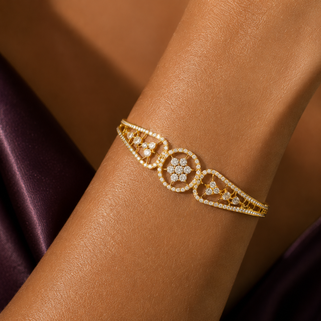 Floral Designer Bracelet