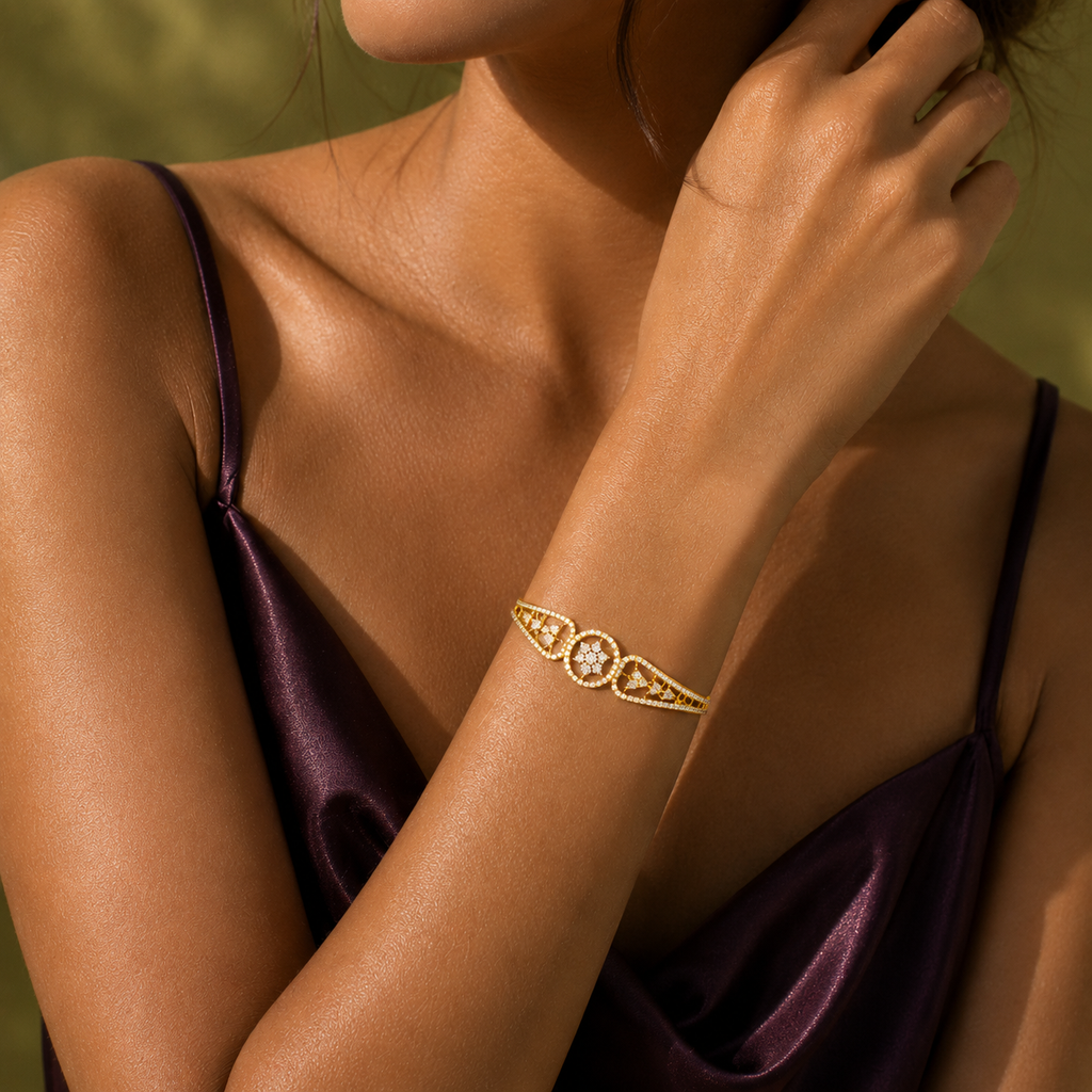 Floral Designer Bracelet