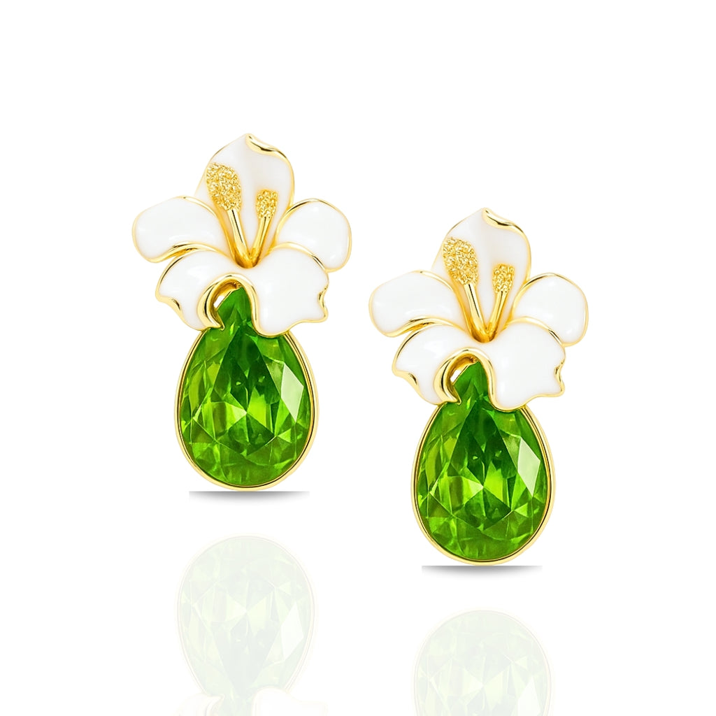 Floral Drop Earrings