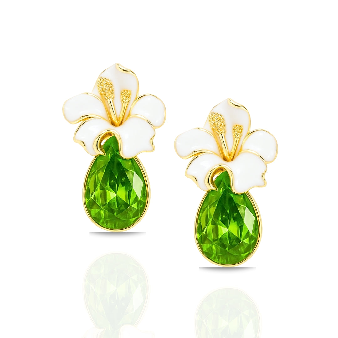 Floral Drop Earrings
