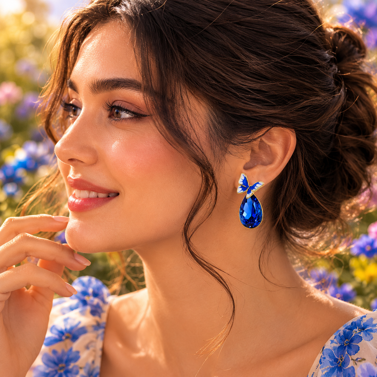 Blue Butterfly Drop