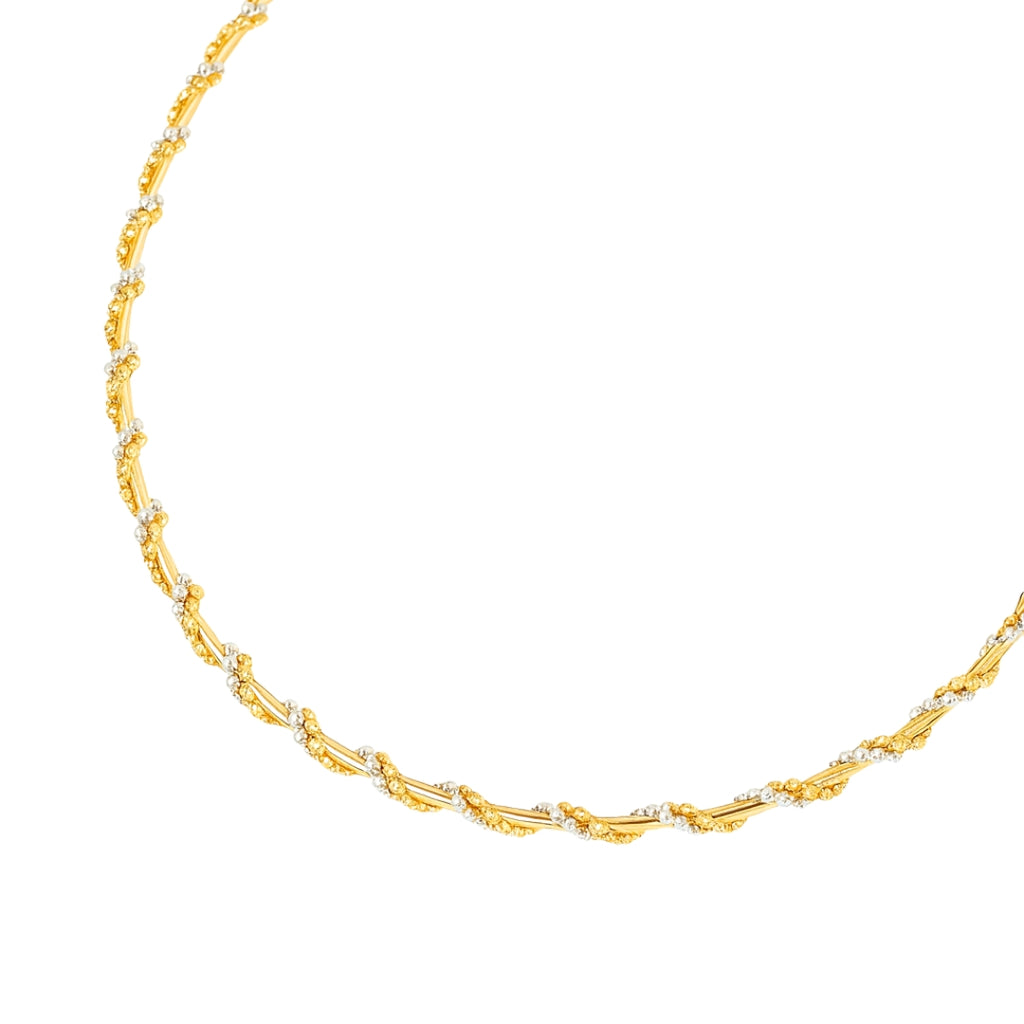 Twisted Link Statement Necklace