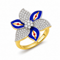 Meenakari Cocktail Statement Ring for Women