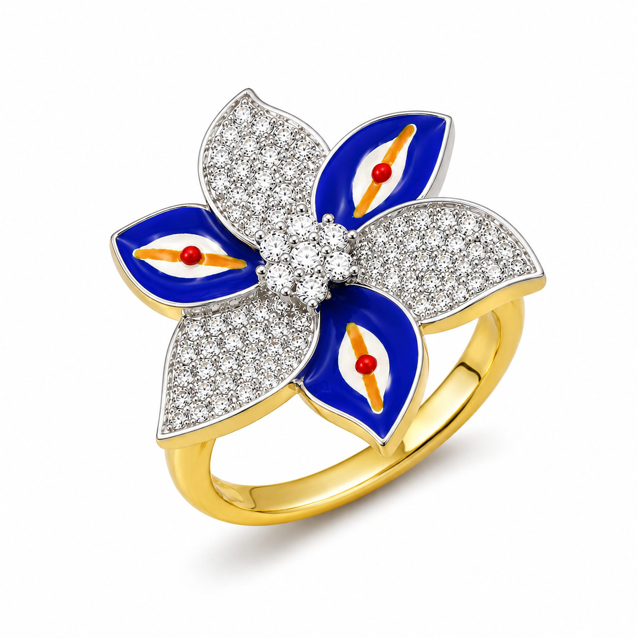 Meenakari Cocktail Statement Ring for Women